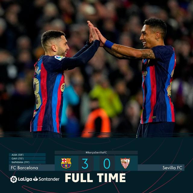 塞维利亚客场大胜，继续领跑积分榜的简单介绍